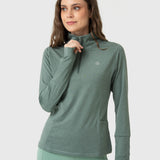 Polerón Half Zip Rec Verde Bsoul