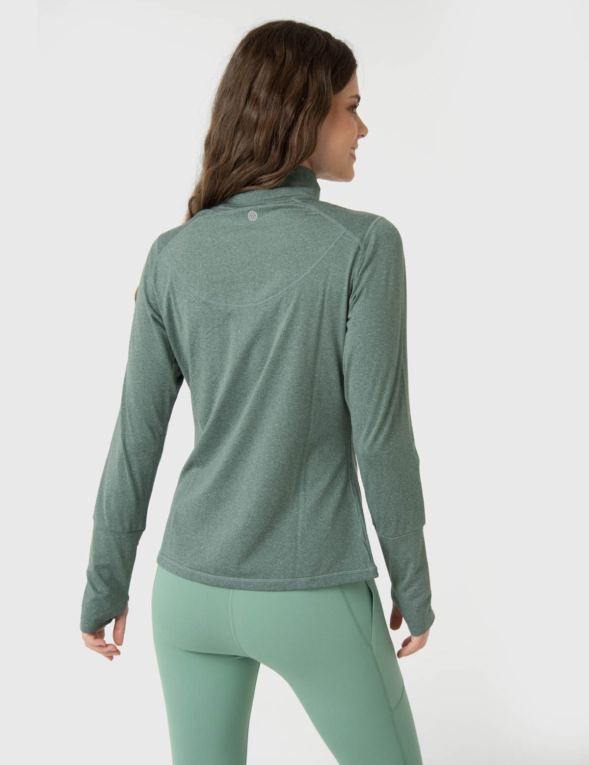 Polerón Half Zip Rec Verde Bsoul