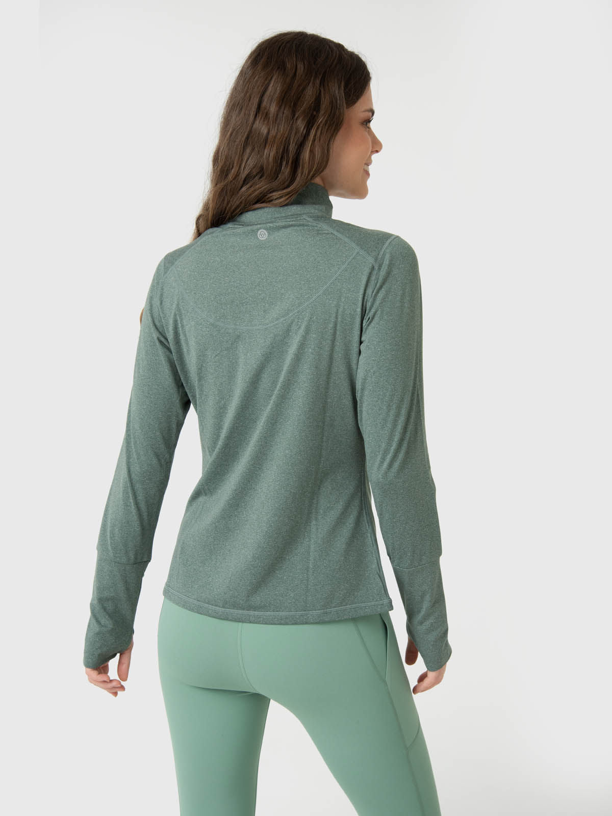 Polerón Half Zip Rec Verde Bsoul