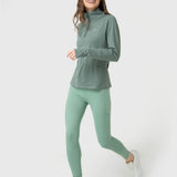 Polerón Half Zip Rec Verde Bsoul