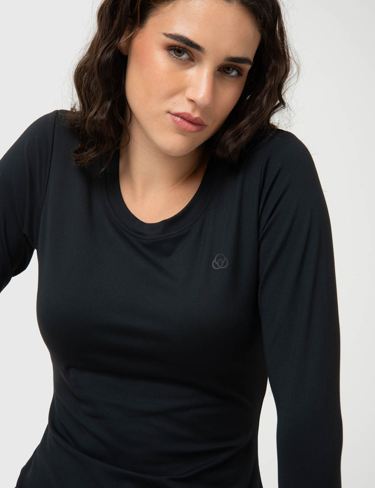Polera Mujer Open Back Negra Bsoul