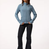 Chaqueta 2nd Layer Full Zip Azul Bsoul