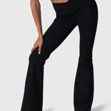 Calza Flared Aloe Negra Bsoul