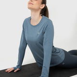 Polera Mujer First Layer Azul Bsoul