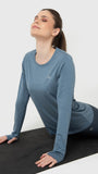 Polera Mujer First Layer Azul Bsoul