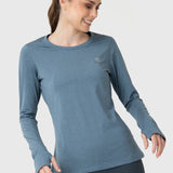 Polera Mujer First Layer Azul Bsoul