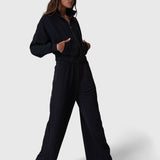 Polerón Modal Aloe Negro Bsoul