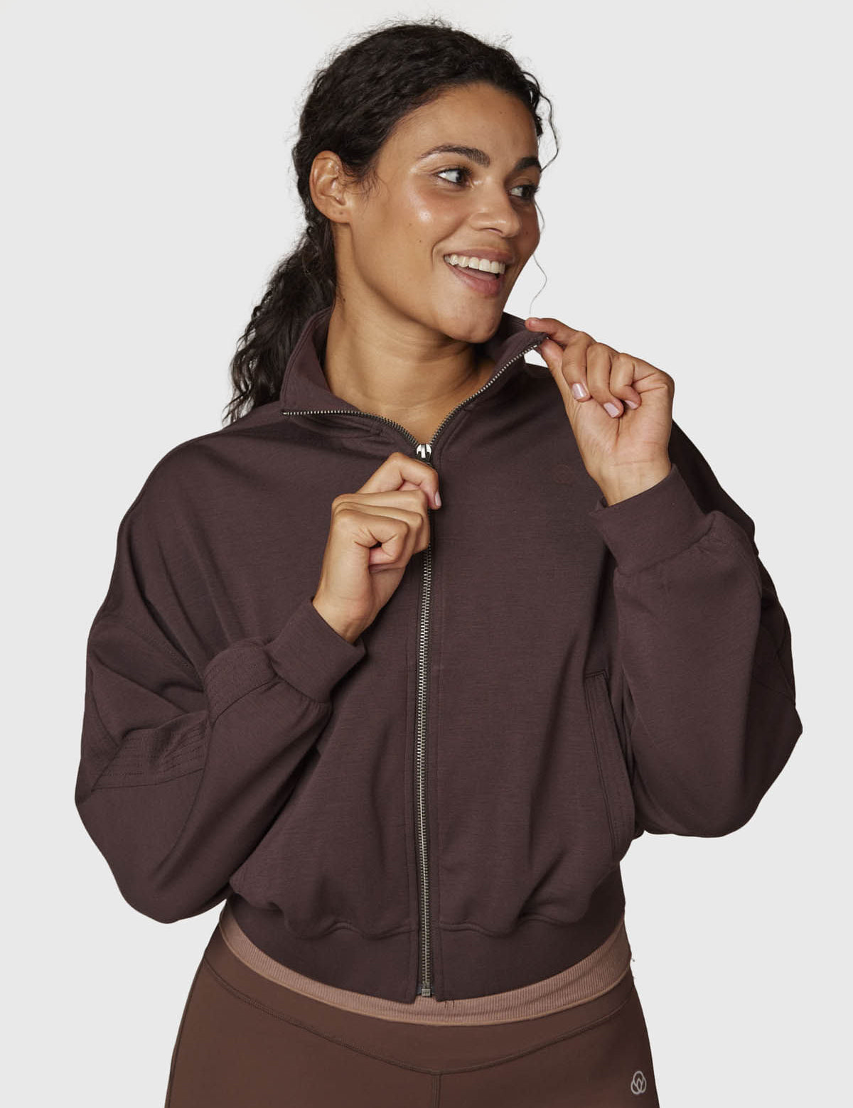 Polerón Modal Aloe Café Oscuro Bsoul