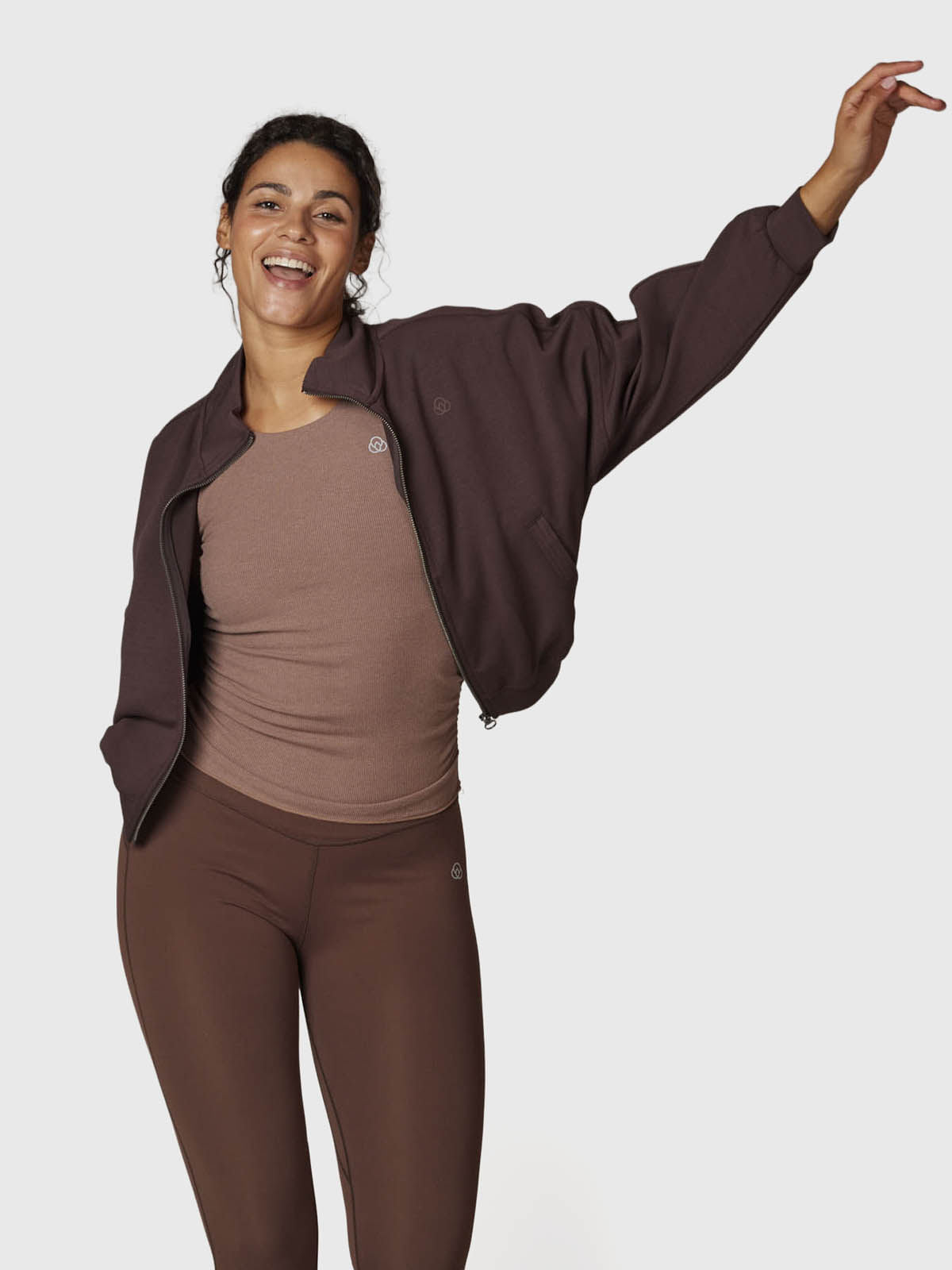 Polerón Modal Aloe Café Oscuro Bsoul