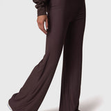 Pantalón Modal Rib Café Oscuro Bsoul