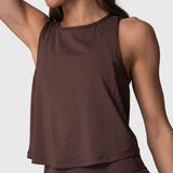Polera Zia Aloe Café Bsoul
