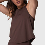 Polera Zia Aloe Café Bsoul