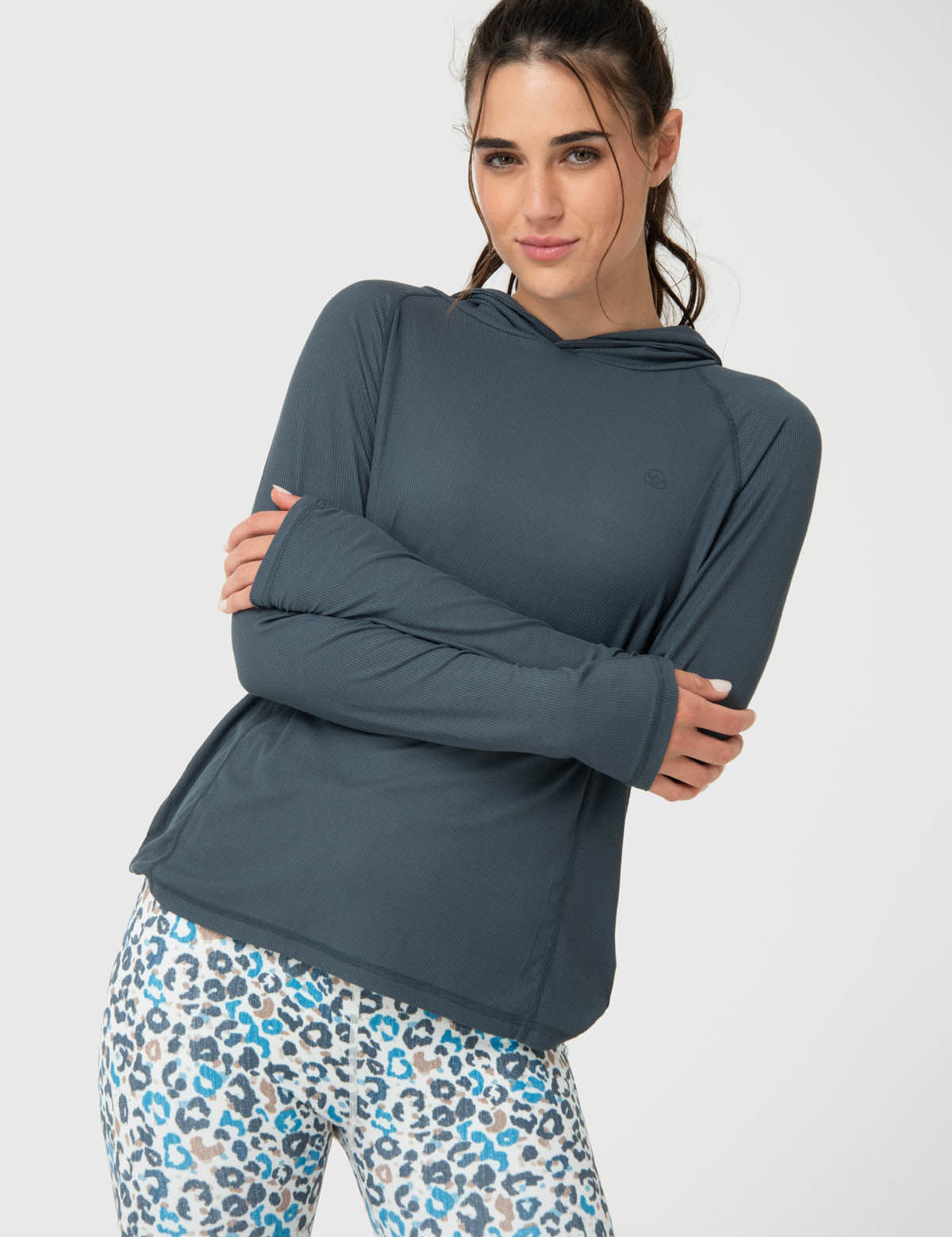 Polerón Modal Rib Gris Bsoul