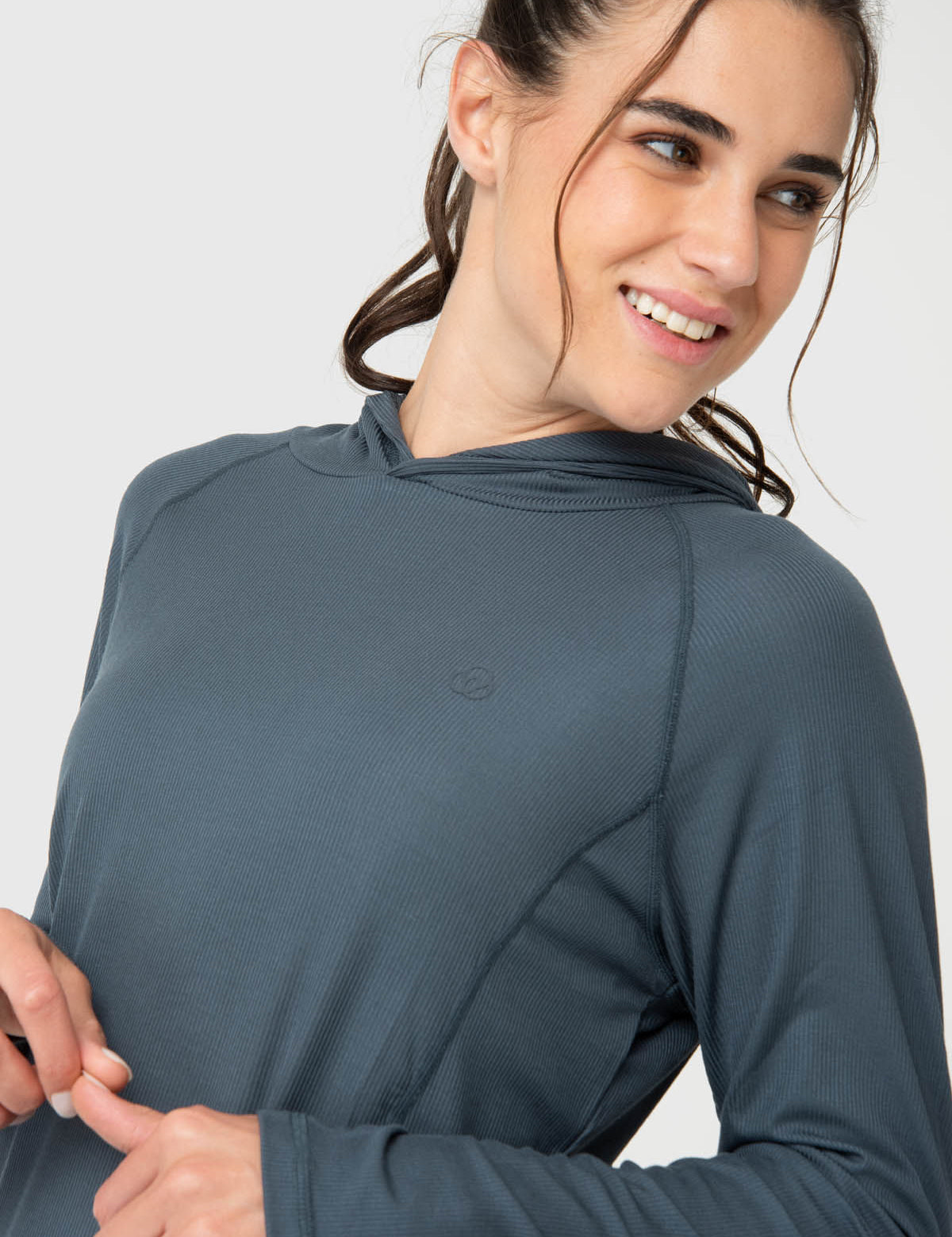 Polerón Modal Rib Gris Bsoul