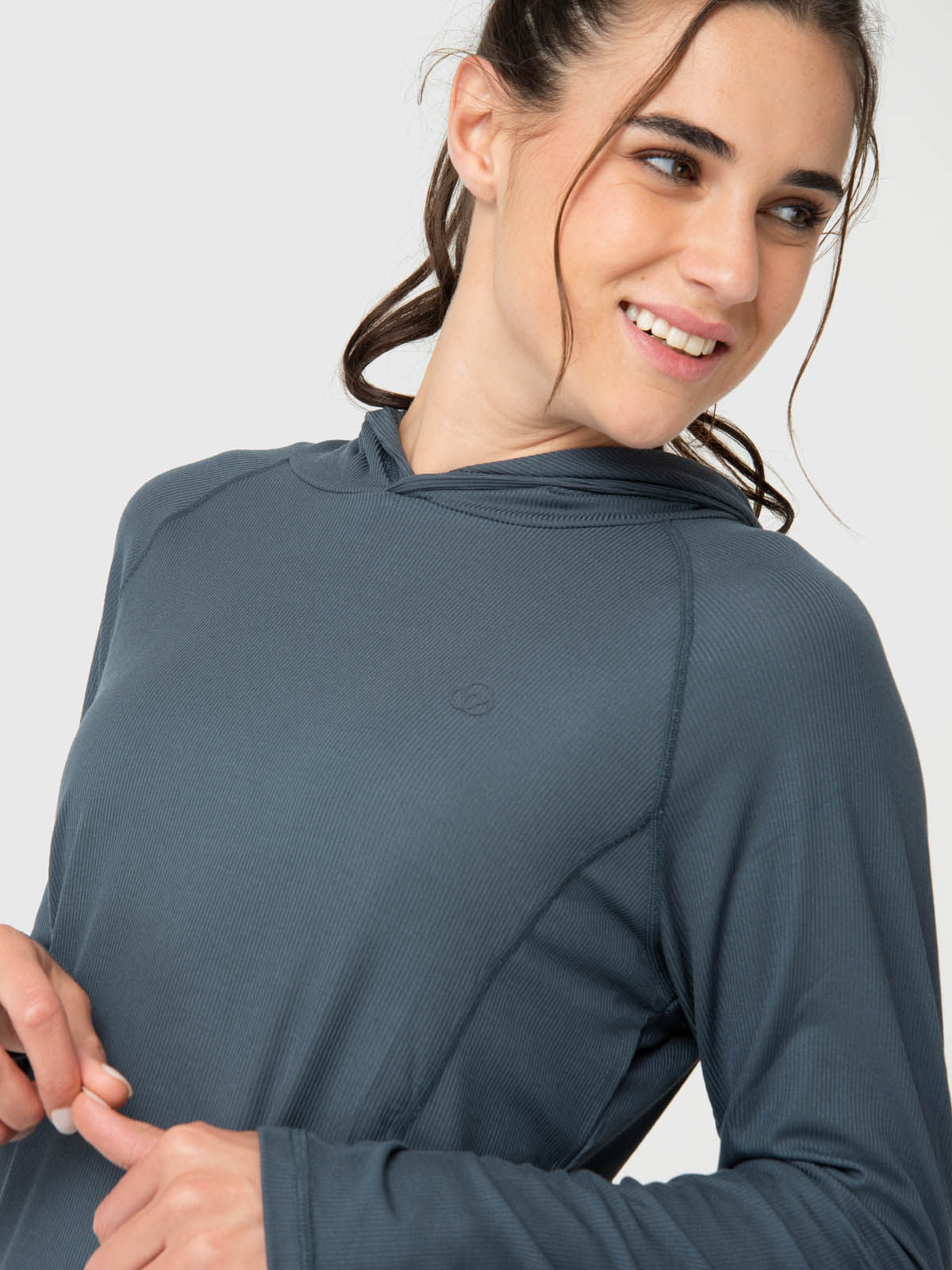 Polerón Modal Rib Gris Bsoul