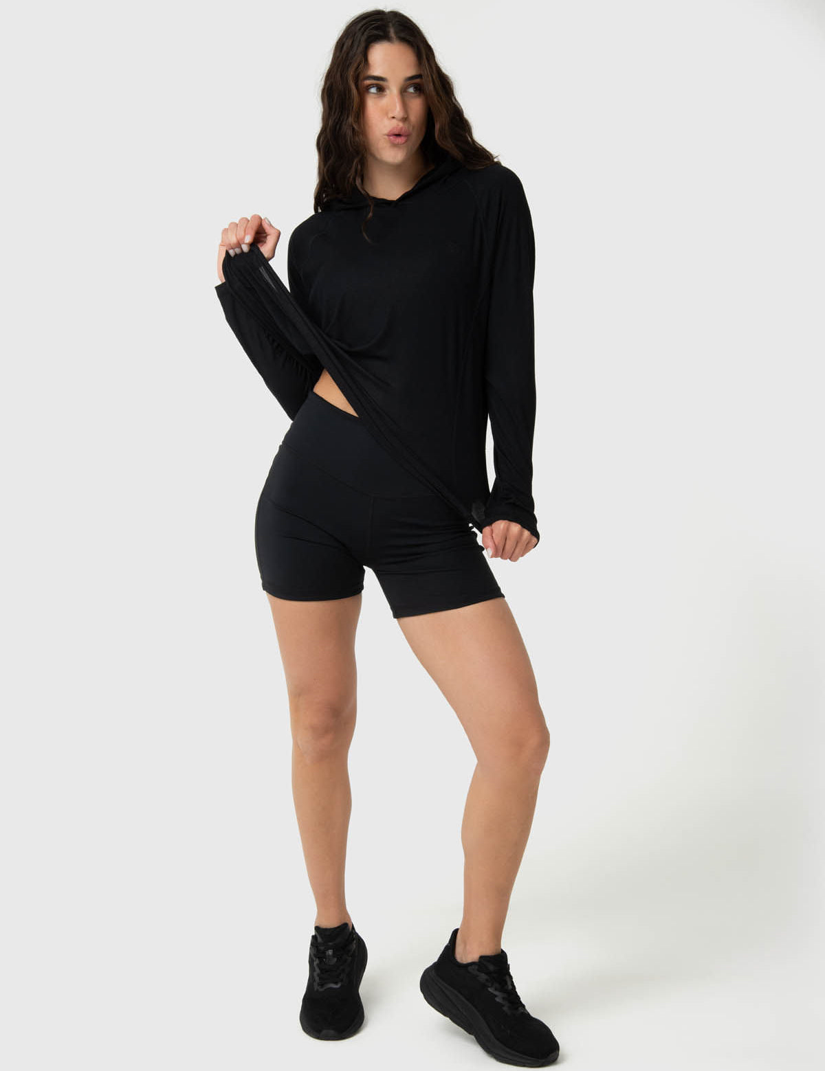 Polerón Modal Rib Negro Bsoul