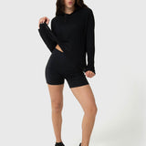 Polerón Modal Rib Negro Bsoul