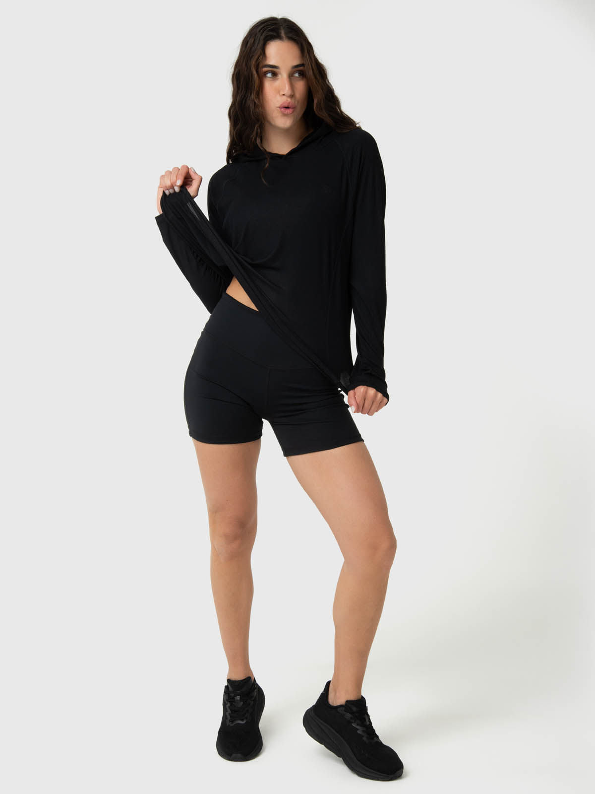 Polerón Modal Rib Negro Bsoul