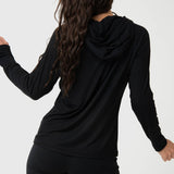 Polerón Modal Rib Negro Bsoul