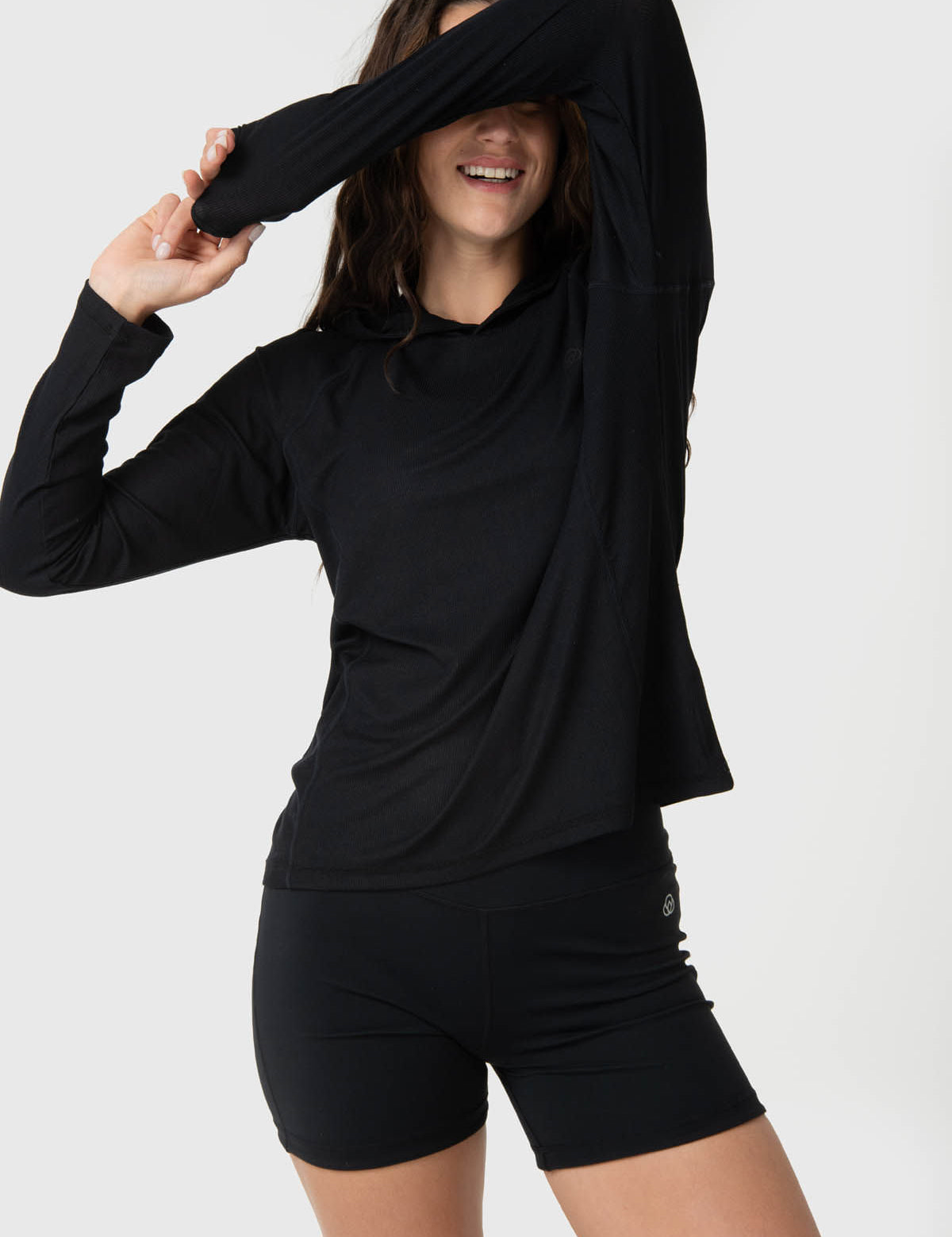 Polerón Modal Rib Negro Bsoul