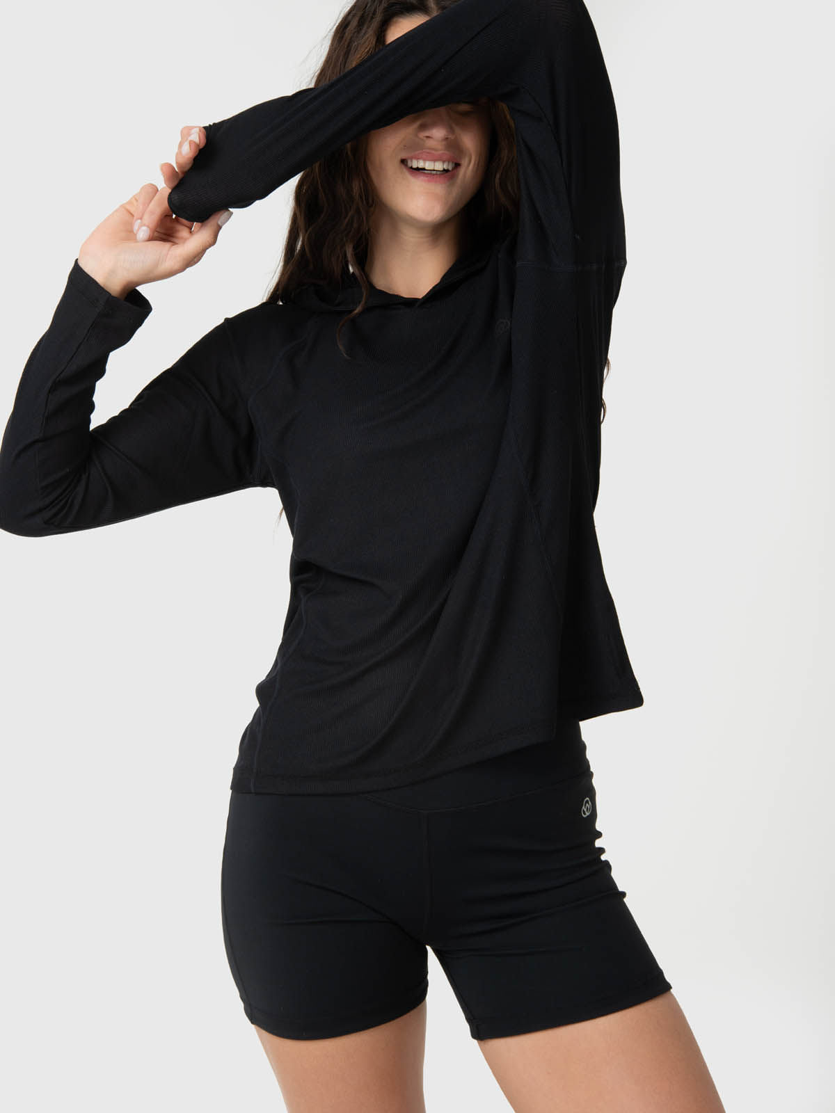 Polerón Modal Rib Negro Bsoul