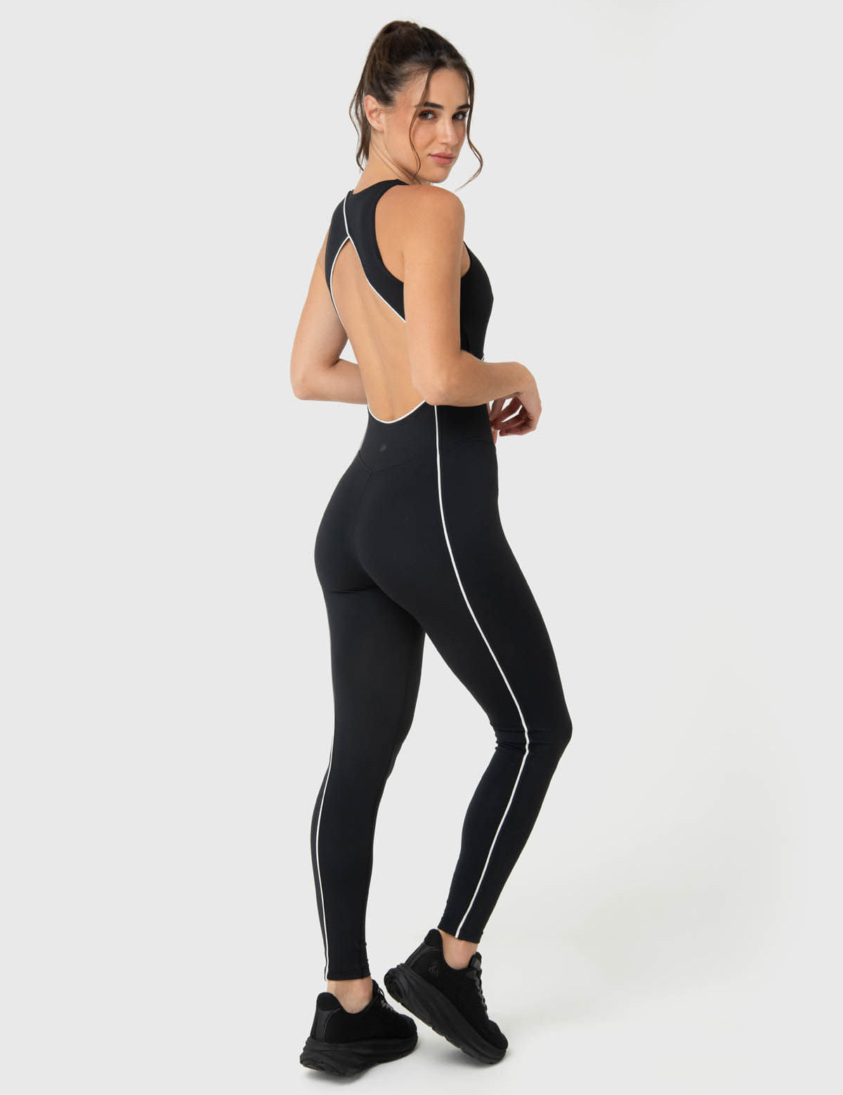 Enterito Open Back Aloe Negro Bsoul