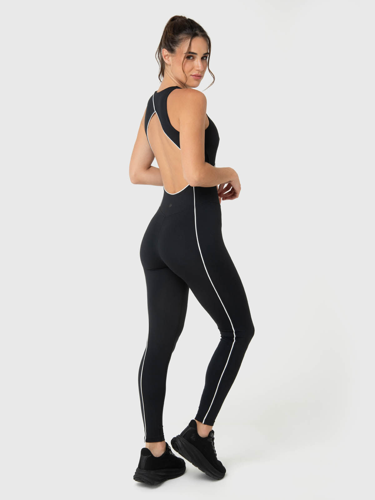 Enterito Open Back Aloe Negro Bsoul