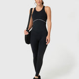 Enterito Open Back Aloe Negro Bsoul