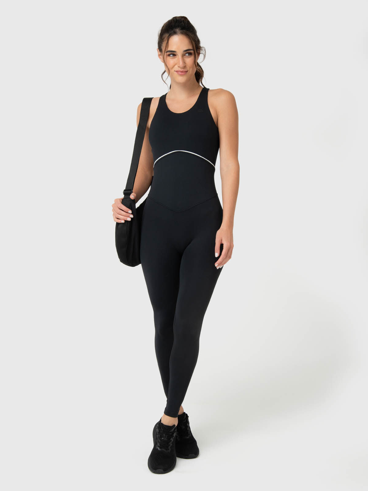 Enterito Open Back Aloe Negro Bsoul