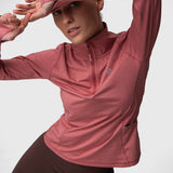 Polerón Half Zip Aloe Rosado Bsoul