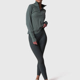 Polerón Half Zip Aloe Verde Bsoul