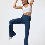 Calza Open Hem Flare Aloe Azul Bsoul