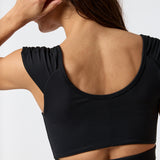 Polera Crop Kala Aloe Negra Bsoul