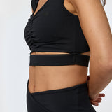 Polera Crop Kala Aloe Negra Bsoul