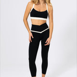 Calza Ankle Bianca Aloe Negra Bsoul