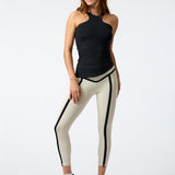 Polera Asymetric Aloe Negra Bsoul