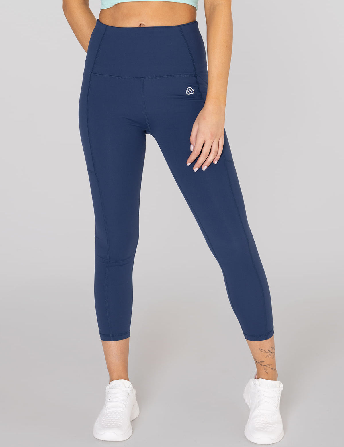 Calza Mujer Ankle Legg Ines Azul Acero Bsoul