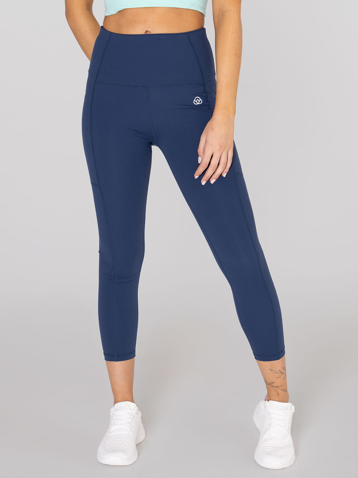 Calza Mujer Ankle Legg Ines Azul Acero Bsoul
