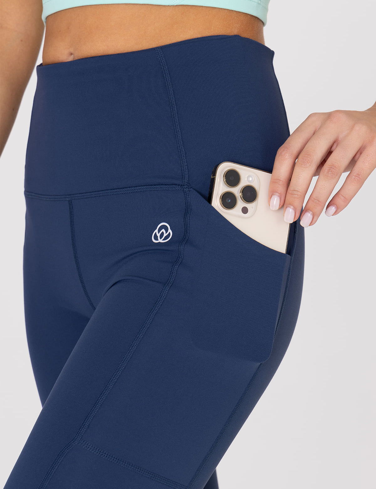 Calza Mujer Ankle Legg Ines Azul Acero Bsoul
