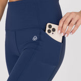 Calza Mujer Ankle Legg Ines Azul Acero Bsoul