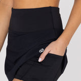 Falda Mujer Isi Negra Bsoul