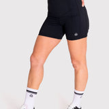 Calza Corta Mujer Kaira Negra Bsoul