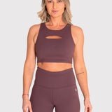 Peto Mujer Crop Aura Café Bsoul