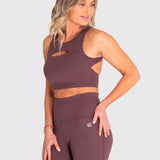 Peto Mujer Crop Aura Café Bsoul