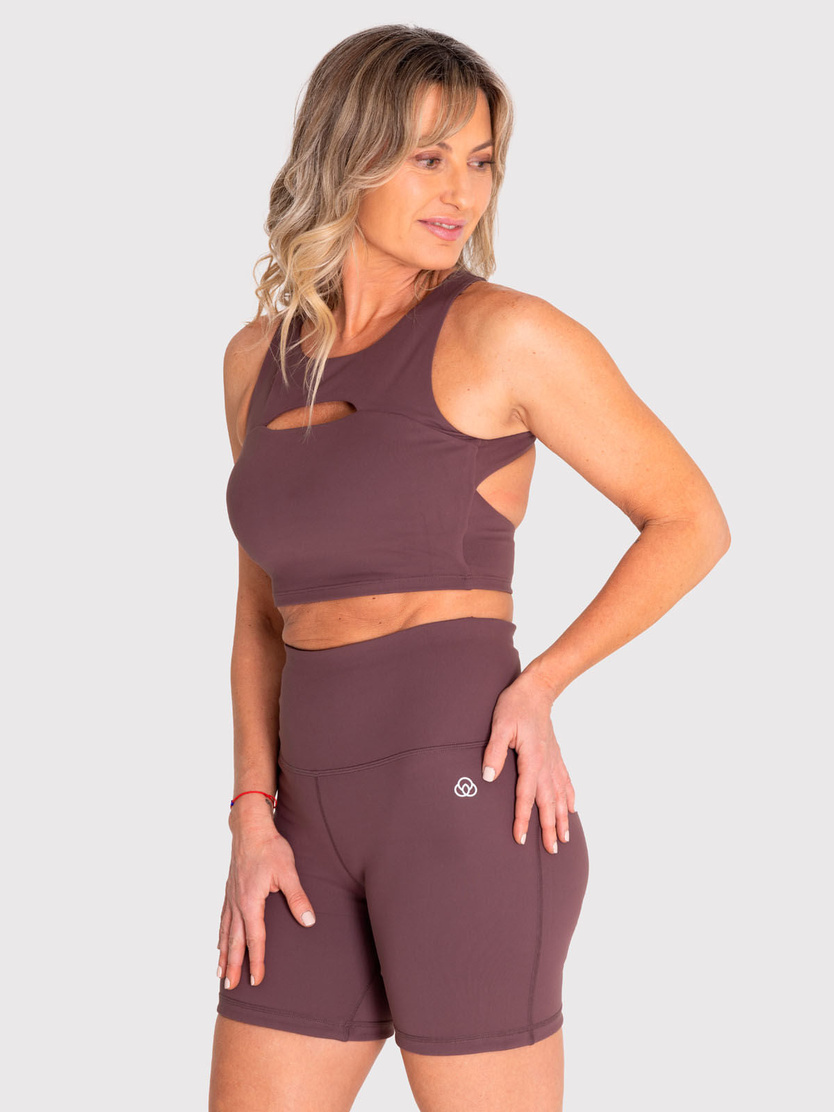 Peto Mujer Crop Aura Café Bsoul