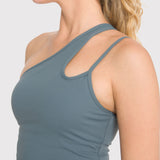 Peto Mujer One Shoulder Verde Bsoul
