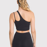 Peto Mujer One Shoulder Negro Bsoul