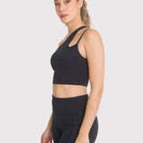 Peto Mujer One Shoulder Negro Bsoul