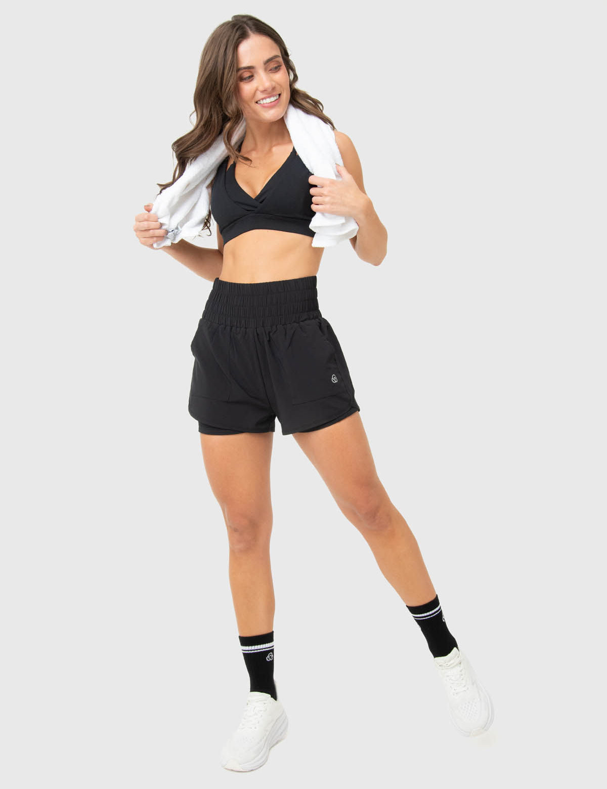 Short Mujer Pocket Negro Bsoul