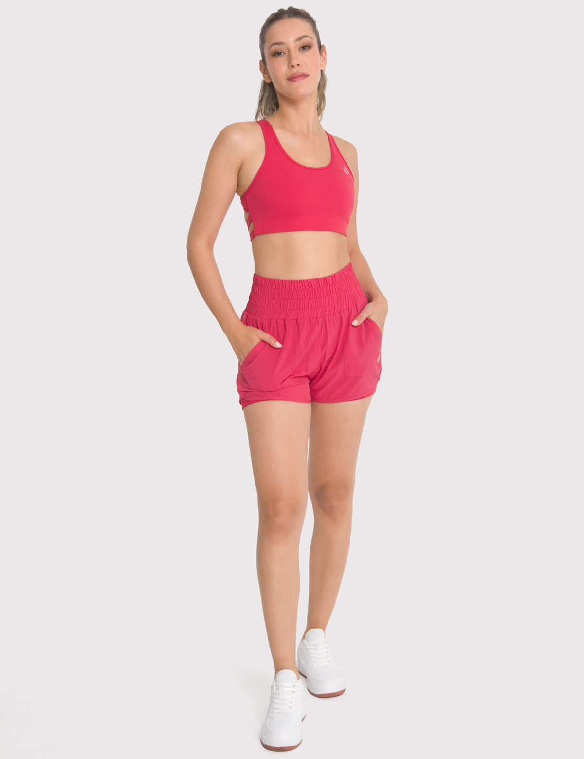 Short Mujer Pocket Rojo Bsoul